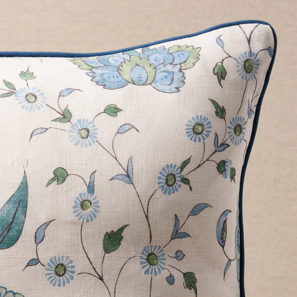 Purchase So17833105 | Khilana Floral Pillow, Peacock - Schumacher Pillows