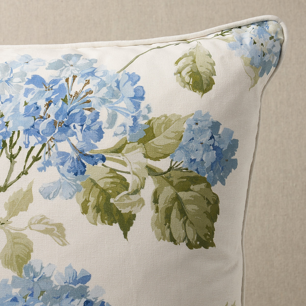 Purchase So18082206 | Summer Hydrangea Pillow, Blue Hydrangea - Schumacher Pillows
