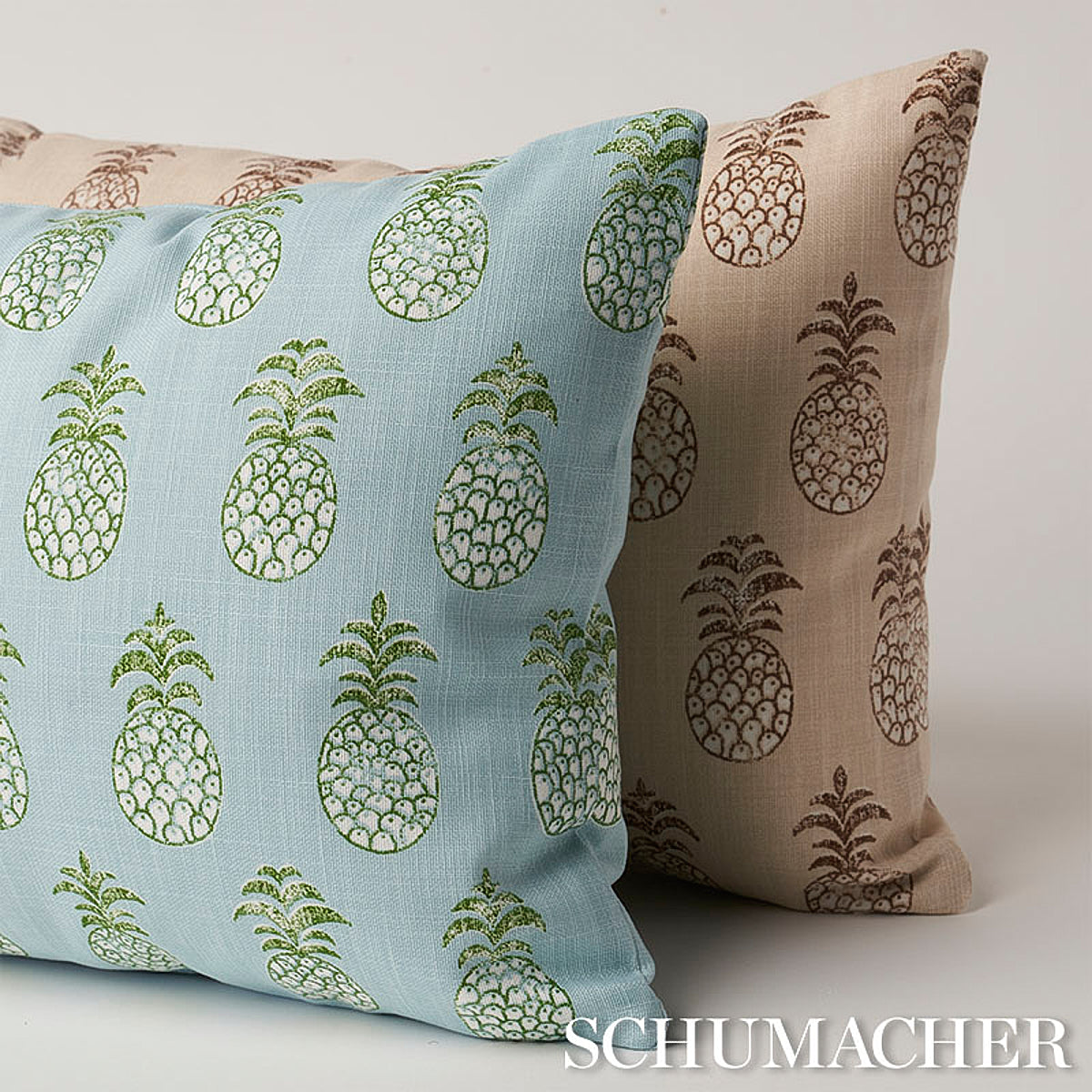 Purchase So18102013 | Piña Cove I/O Pillow, Aquamarine - Schumacher Pillows