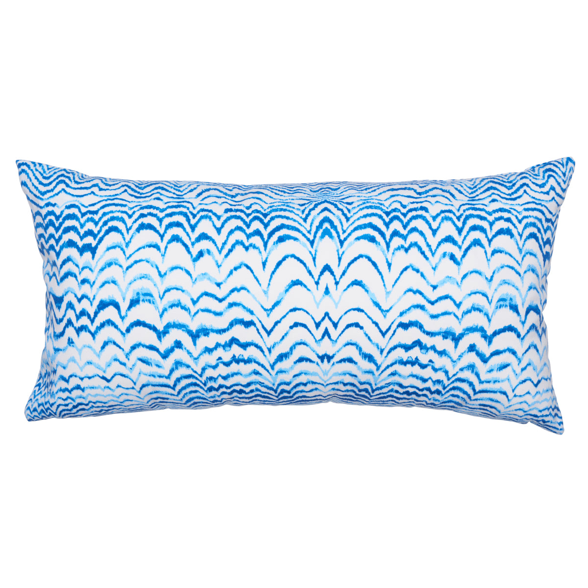 Purchase So18105018 | Ink Wave Print I/O Pillow, Indigo - Schumacher Pillows
