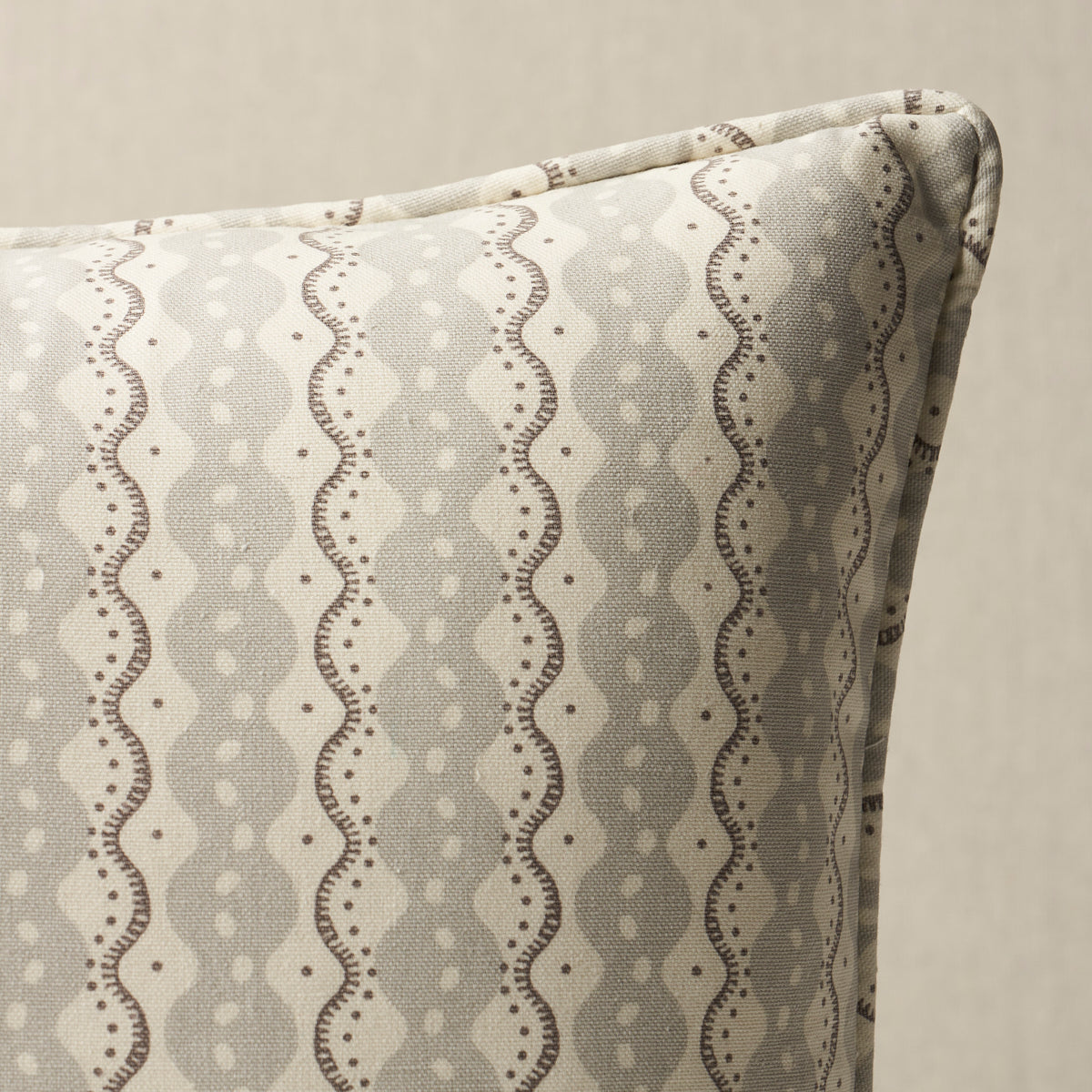 Purchase So18144118 | Centipede Stripe Pillow, Pumice - Schumacher Pillows