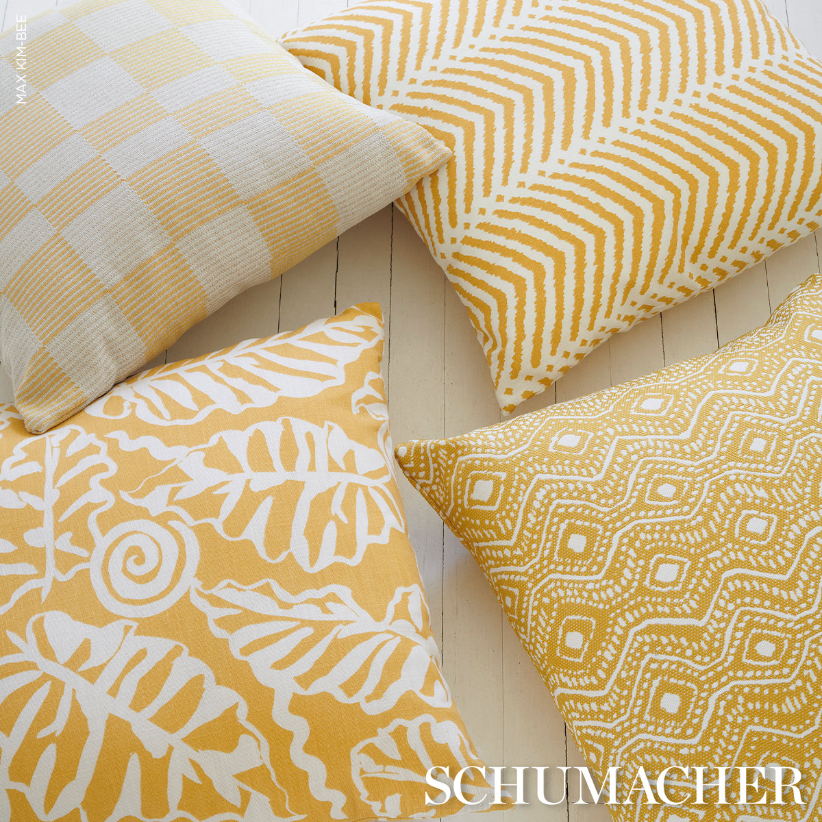 Purchase So18200106 | La Jolla I/O Pillow, Marigold - Schumacher Pillows