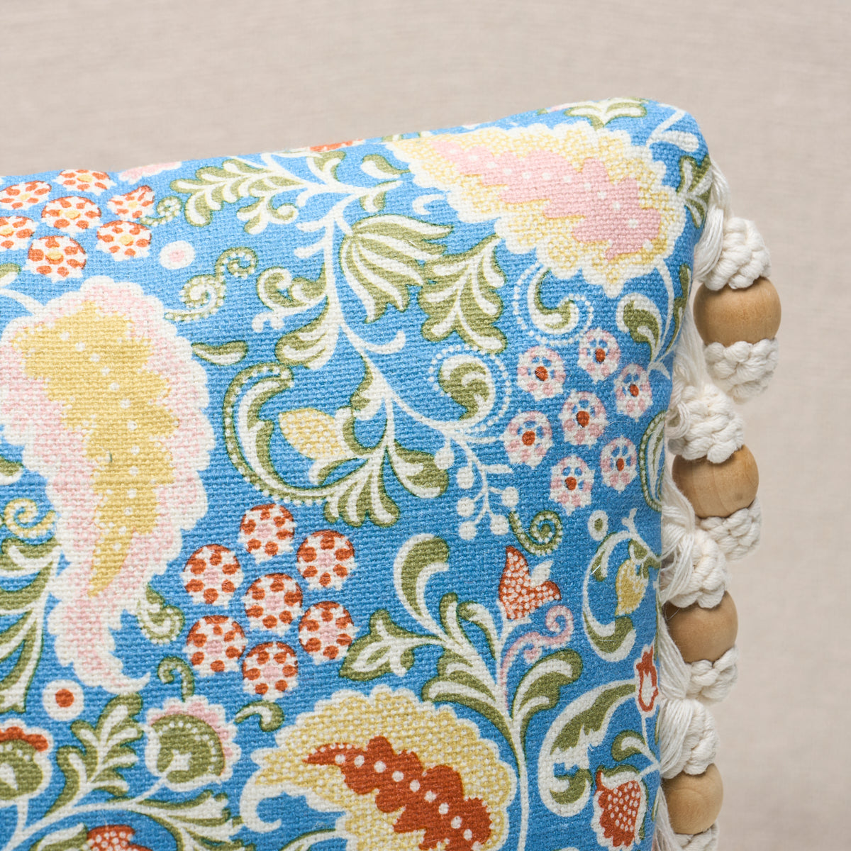 Purchase So18243212 | Peggy Paisley Pillow, Azure - Schumacher Pillows
