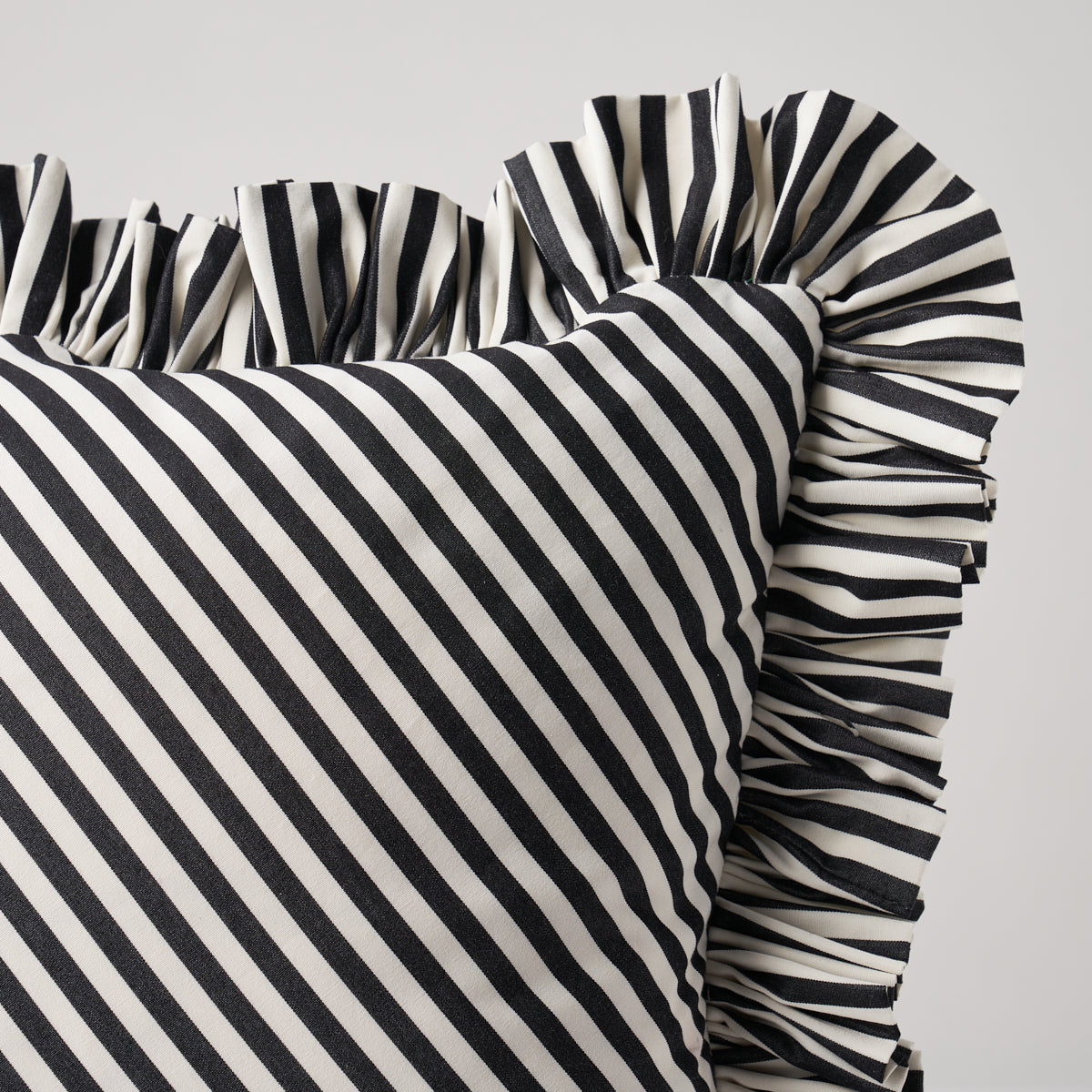Purchase So7134006 | Brigitte Stripe Pillow, Black - Schumacher Pillows