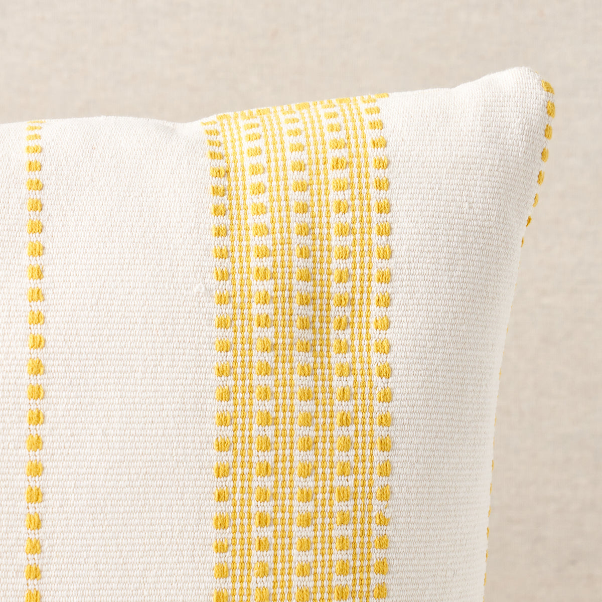 Purchase So7909614 | Lubeck Stripe Pillow, Yellow - Schumacher Pillows