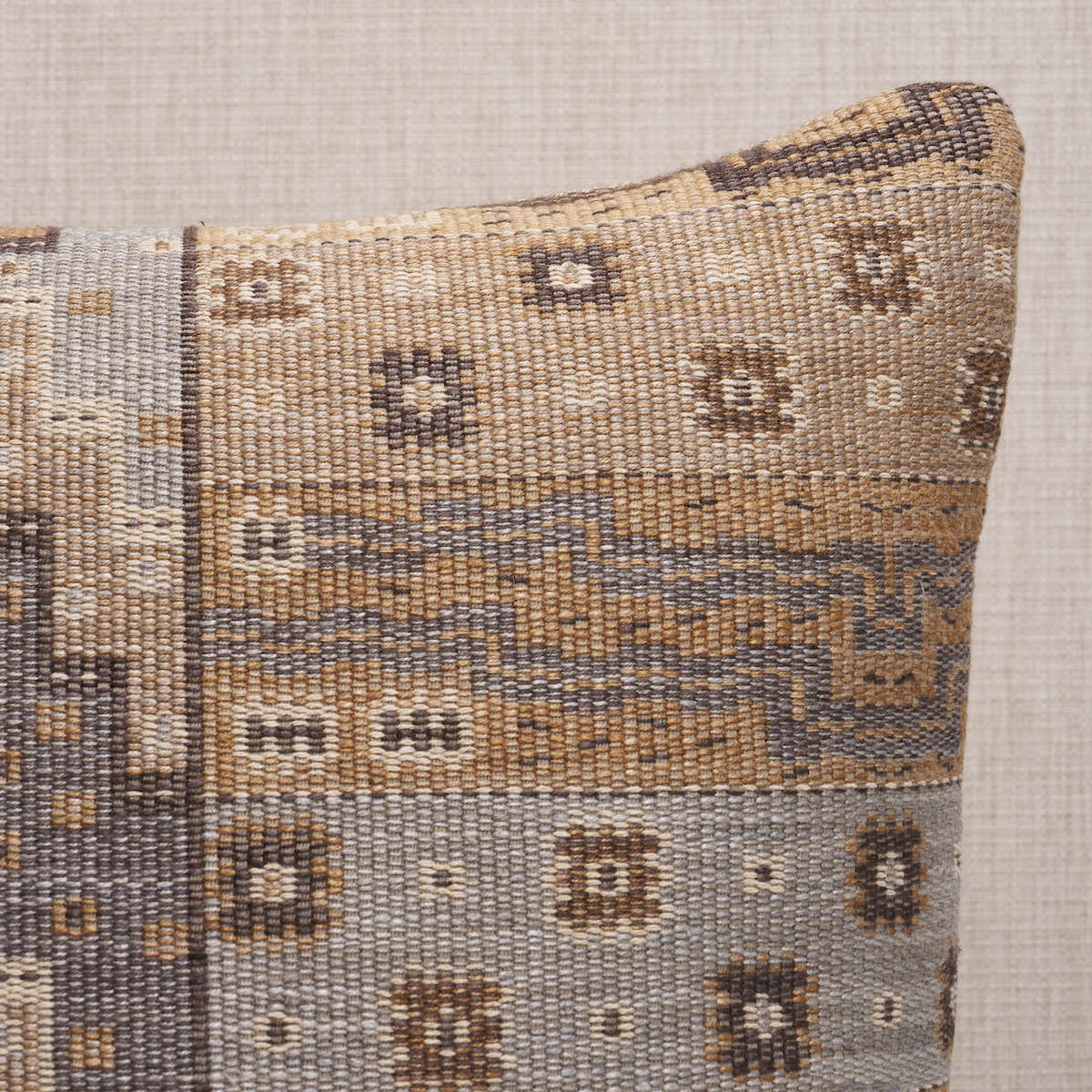 Purchase So8199206 | Fairuza Flatweave Pillow, Fog - Schumacher Pillows