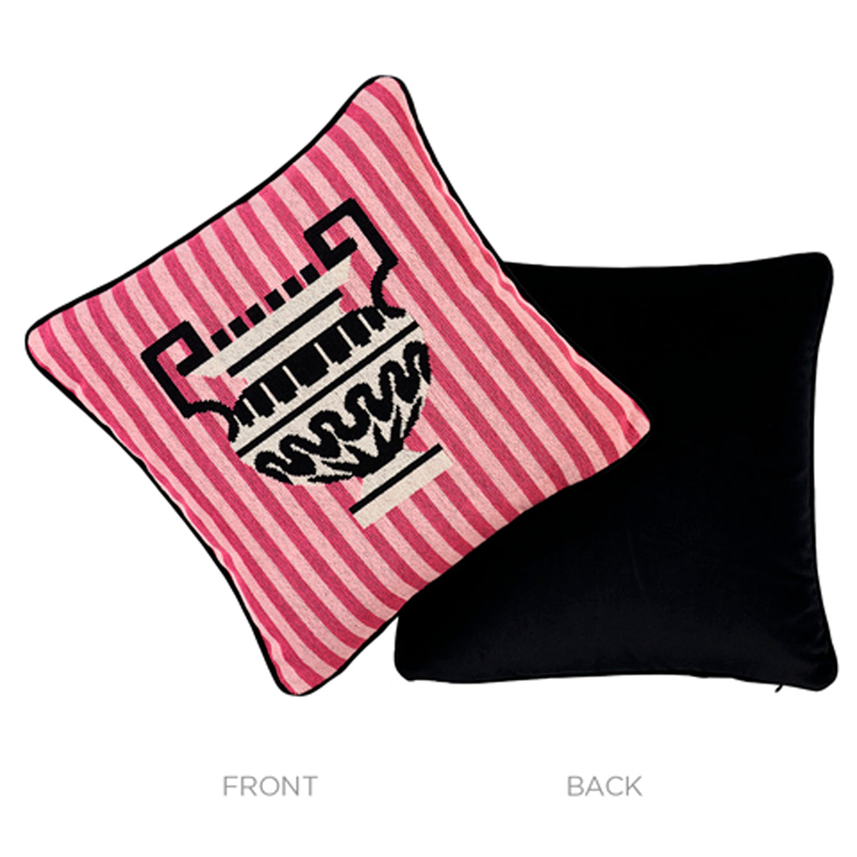 Purchase So8214203 | Clermont Epingle Pillow, Pink - Schumacher Pillows