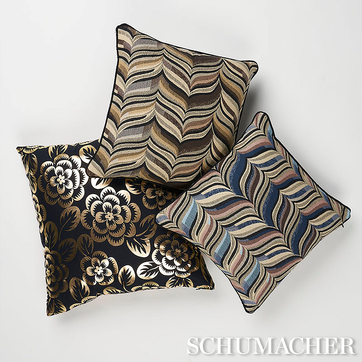 Purchase So8273004 | Loulou Pillow, Smoky Quartz - Schumacher Pillows