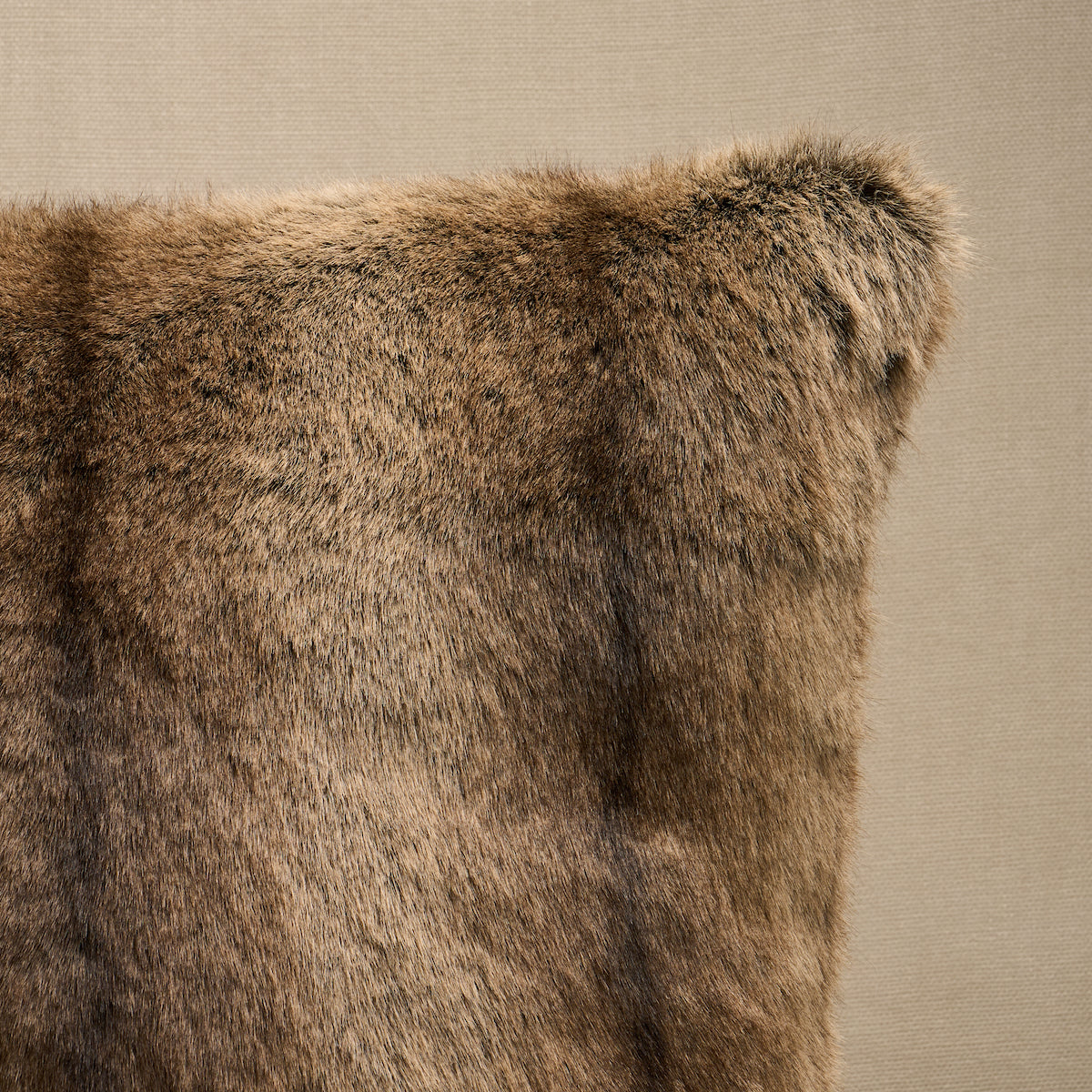 Purchase So8534004 | Verbier Faux Fur Pillow, Chocolate - Schumacher Pillows