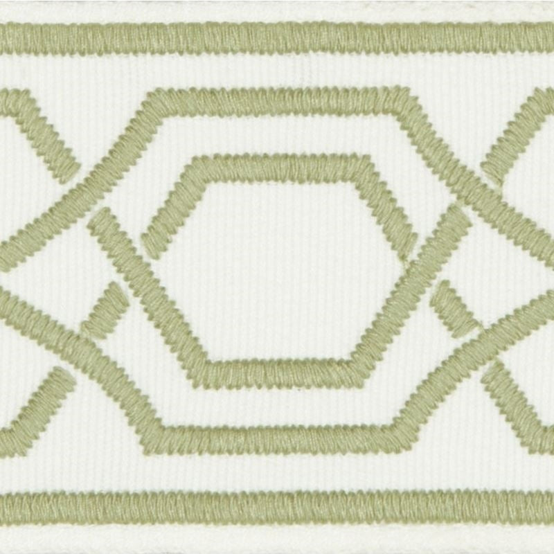 Sample TL10173.130.0 Yves Tape, Green by Lee Jofa Fabric