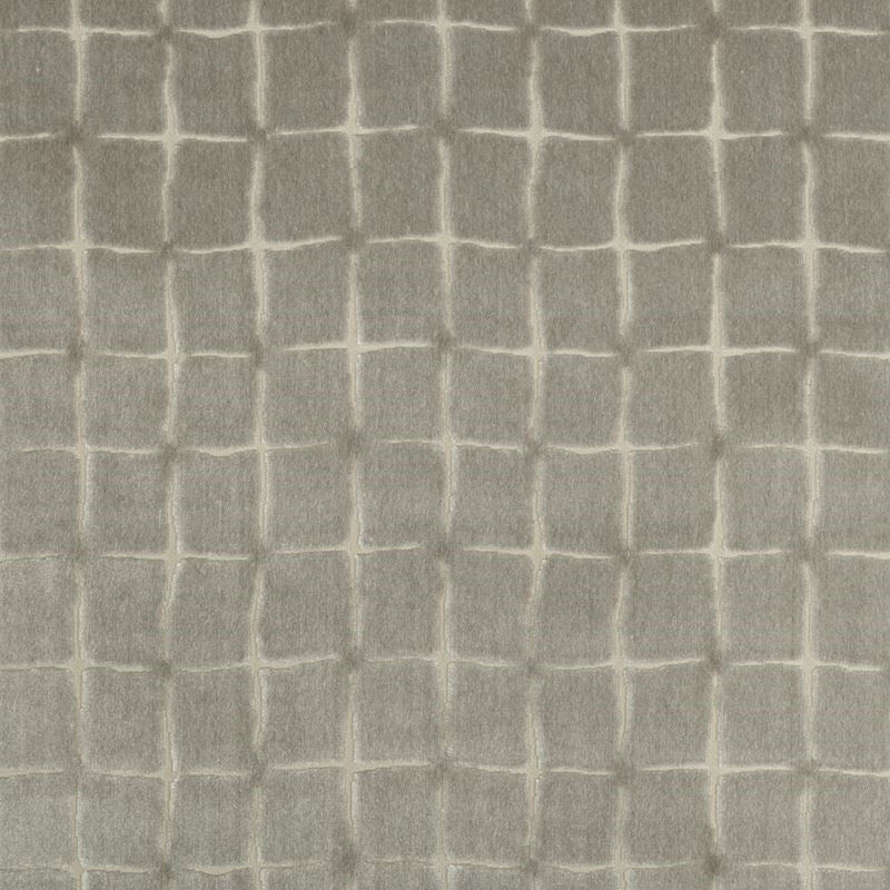 Sample 35358.11.0 Square Cut Stone Grey Upholstery Geometric Fabric by Kravet Design