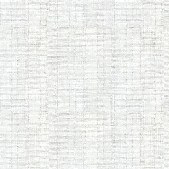 Sample 4544.1.0 White Drapery Metallic Fabric by Kravet Contract