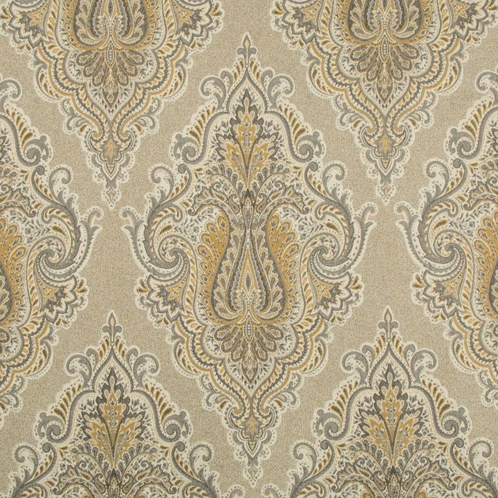 Sample 34770.421.0 Charcoal Upholstery Damask Fabric by Kravet Contract