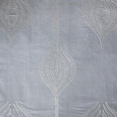 Sample GWF-2928.13.0 Tulip Embroidery Blue Modern/Contemporary Lee Jofa Modern Fabric