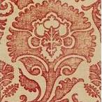 Sample GWF-3432.19.0 Bargello Red Damask Lee Jofa Modern Fabric