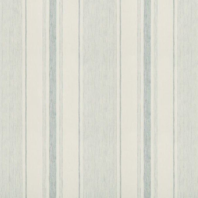 Sample 4631.15.0 Lanna Linen White Stripes Kravet Fabric Fabric