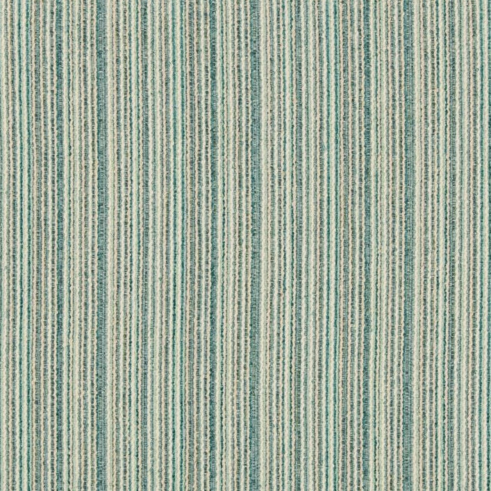 Sample 35033.1613.0 Turquoise Upholstery Stripes Fabric by Kravet Contract