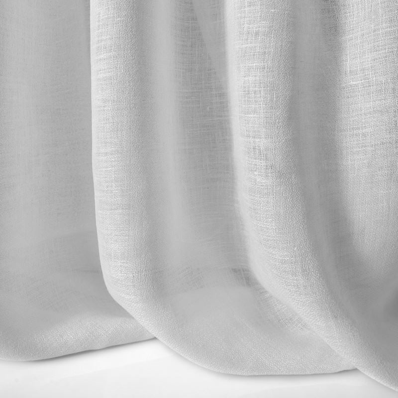 Sample LZ-30200.17.0 Shenti White Drapery Solids Plain Cloth Fabric by Kravet Design