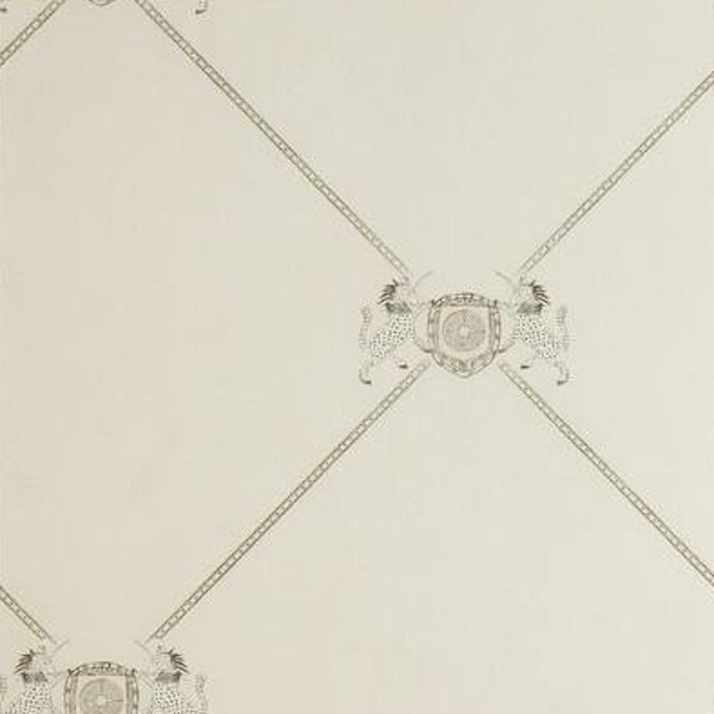 Sample AMW10058.1.0 Unicorn, White by Kravet Couture Wallpaper