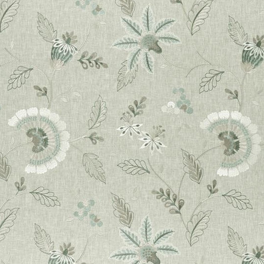 Sample F1004-02 Delamere Duckegg Clarke And Clarke Fabric