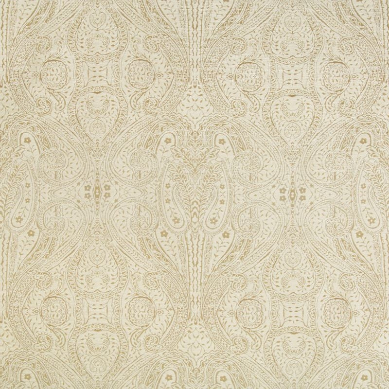 Sample 35007.116.0 Ivory Upholstery Paisley Fabric by Kravet Design