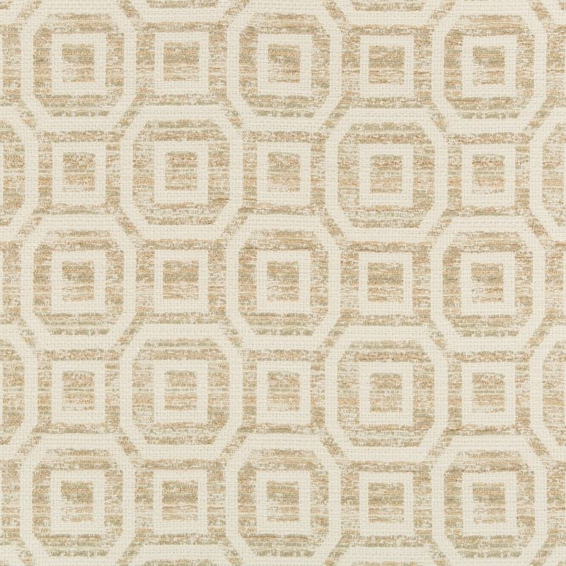 Sample 35625.16.0 Ivory Upholstery Geometric Fabric by Kravet Design