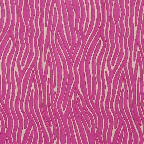 Sample F0749-06 Onda Fuchsia Animal Skins Clarke And Clarke Fabric