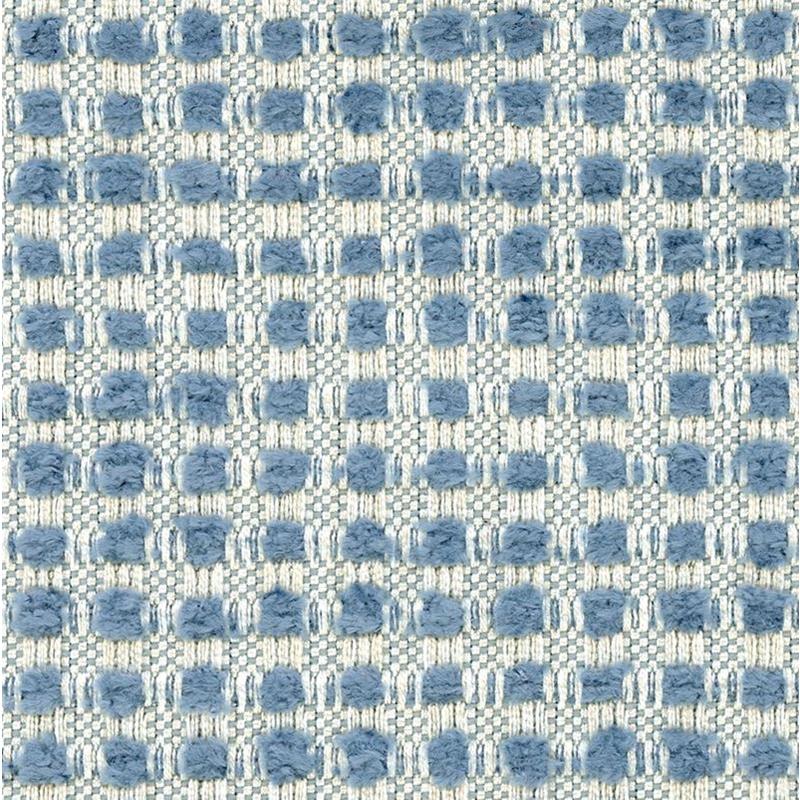 Sample 32012.516.0 Bubble Tea Blue Stone Blue Upholstery Small Scales Fabric by Kravet Design