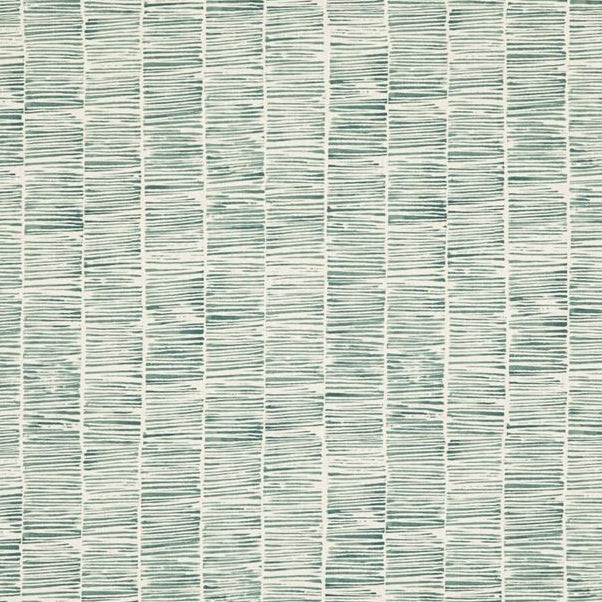 Sample ED75044-3 Etching Teal Ethnic Threads Fabric