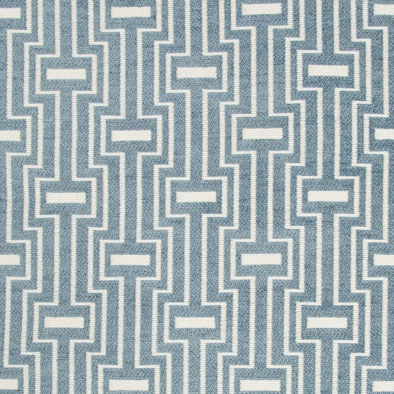 Sample 34753.5.0 Blue Upholstery Geometric Fabric by Kravet Contract