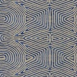 Sample GWF-3708.1650.0 Julia Emb Blue Modern/Contemporary Lee Jofa Modern Fabric