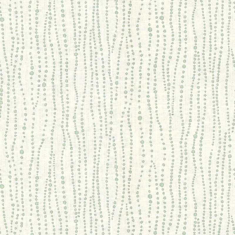 Sample 4192.130.0 Denali Bamboo Mint Drapery Dots Fabric by Kravet Design