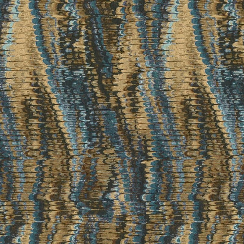 Sample 34009.516.0 Blue Upholstery Ikat Southwest Kilims Fabric by Kravet Design