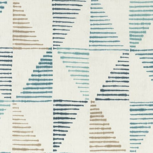 Sample ED75040-1 Kaya Indigo Threads Fabric