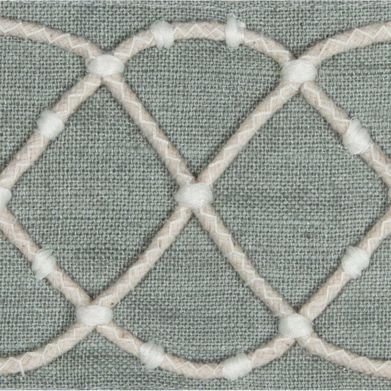 Sample T30800.1101.0 Fisherman'S Net Silver Grey Trim Fabric by Kravet Basics
