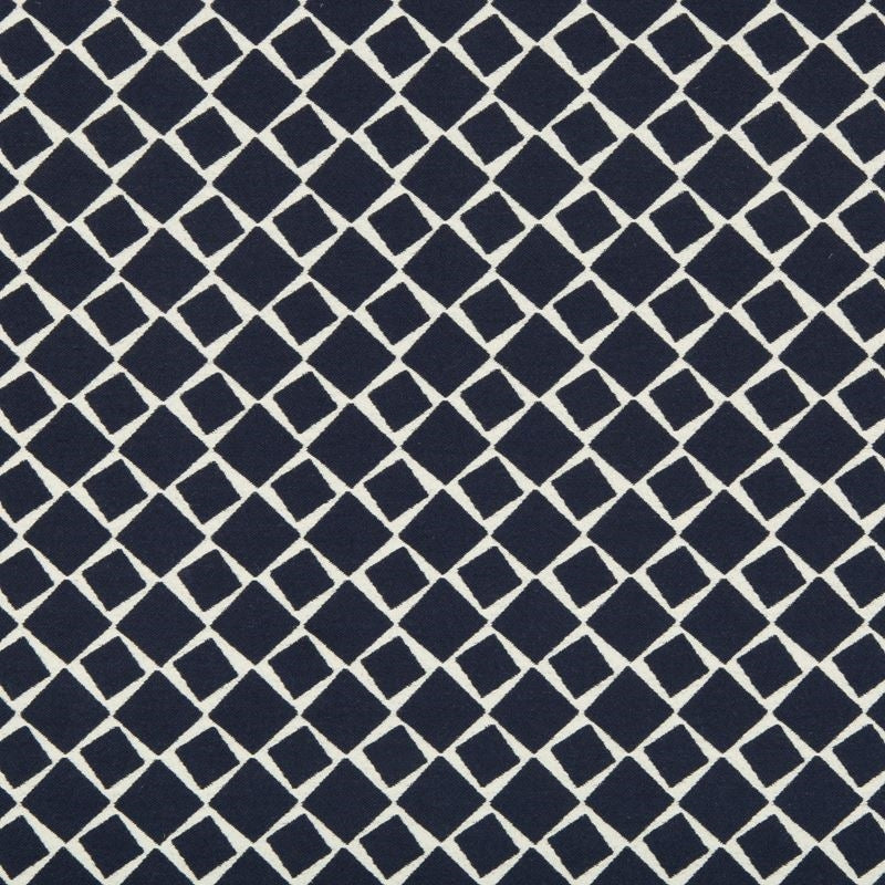 Sample 35356.50.0 Diamondedge Navy Dark Blue Multipurpose Geometric Fabric by Kravet Design