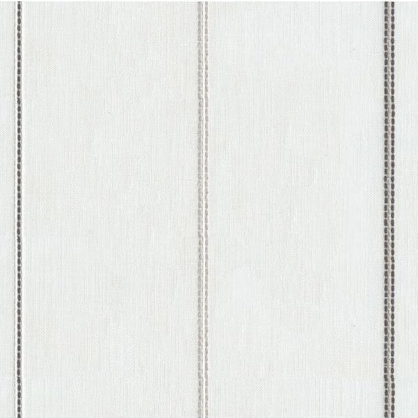 Sample 4533.81.0 White Drapery Stripes Fabric by Kravet Contract