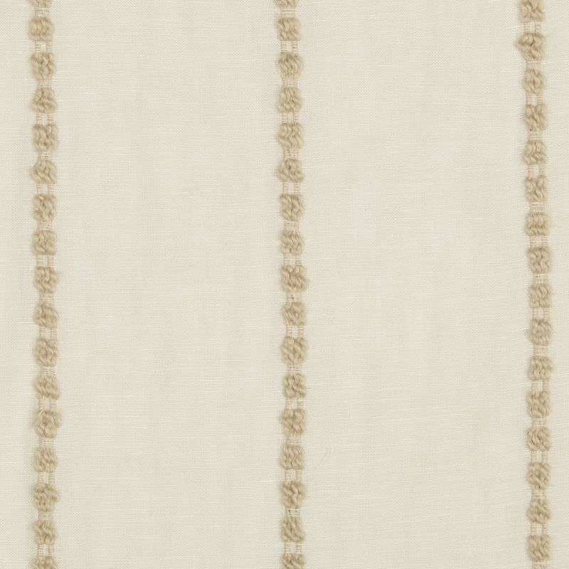 Sample 4578.106.0 Ivory Drapery Stripes Fabric by Kravet Design