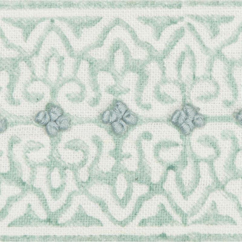 Sample TL10154.15.0 Paige Tape, Sky Trim Fabric by Lee Jofa