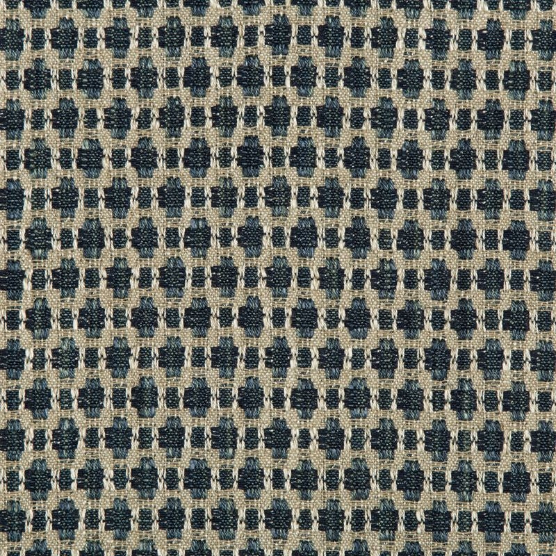 Sample 35622.50.0 Dark Blue Upholstery Geometric Fabric by Kravet Design