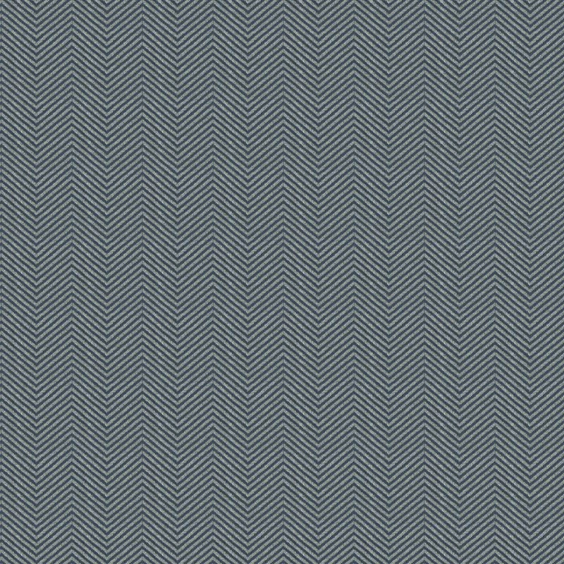 Sample 34234.511.0 Blue Upholstery Herringbone Tweed Fabric by Kravet Design