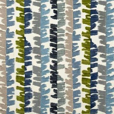Sample GWF-3709.5113.0 Fractal Velvet Multi Color Modern/Contemporary Lee Jofa Modern Fabric