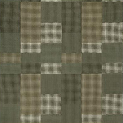 Sample GWF-3756.316.0 Gridlock Green Modern/Contemporary Lee Jofa Modern Fabric