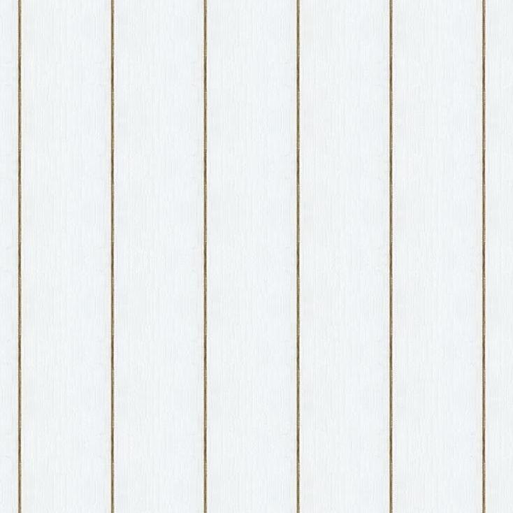 Sample 4141.1111.0 White Drapery Stripes Fabric by Kravet Contract
