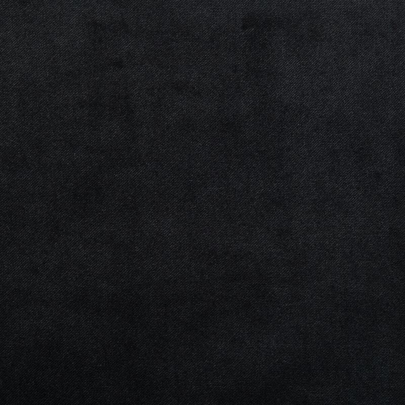 Sample 35402.8.0 Madison Velvet Black Solid Kravet Contract Fabric