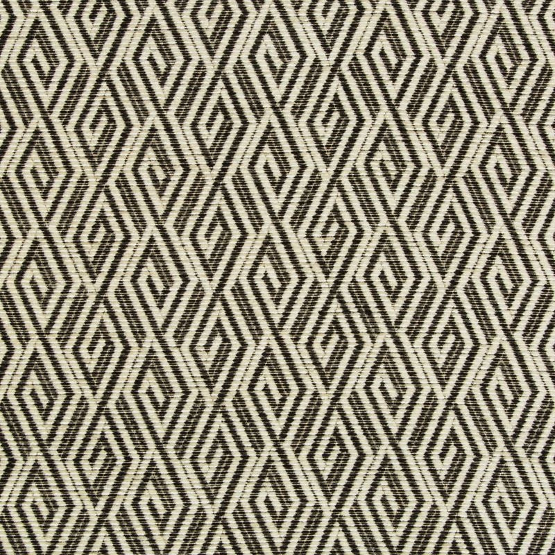 Sample 34972.8.0 Black Upholstery Diamond Fabric by Kravet Design