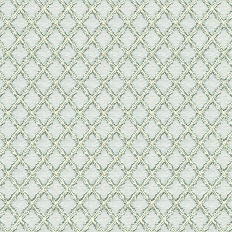 Sample 2015118.153 PARISH-HADLEY Larkspur Mist Diamond Lee Jofa Fabric