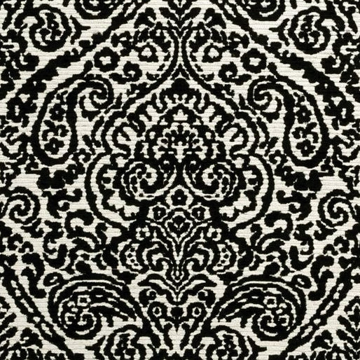 Sample F0896-01 Bw1023 Black/White Clarke And Clarke Fabric