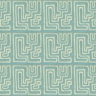 Sample GWF-3420.511.0 Miramar Blue Modern/Contemporary Lee Jofa Modern Fabric