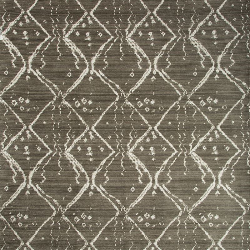Sample 34948.21.0 Globe Trot Sparrow Grey Upholstery Ethnic Fabric by Kravet Design